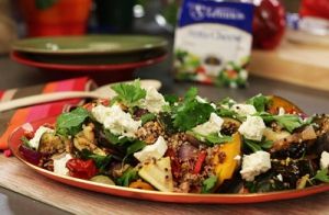 Warm Salad of Roast Pumpkin, Quinoa, Lemon & Fetta recipe made with Lemnos Fetta