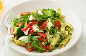 Roasted Tomato & Fetta Penne with Rocket Pesto recipe made with Lemnos Smooth Fetta